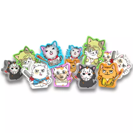 Cats vs Cucumbers Killer Kitten Meeple Set-BBO901