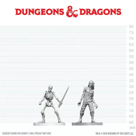 D&D Nolzur's Marvelous Miniatures: Zombie & Skeleton-90913