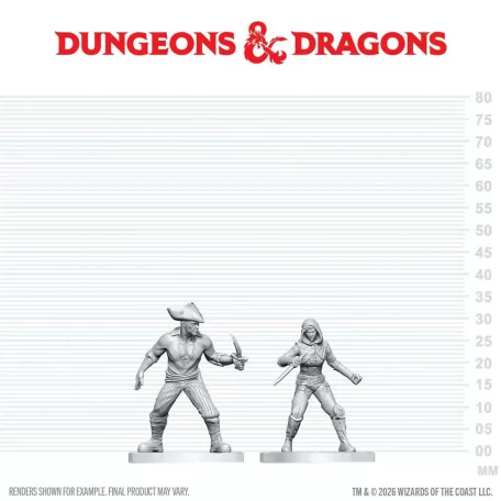 D&D Nolzur's Marvelous Miniatures: Bandit & Pirate-90914
