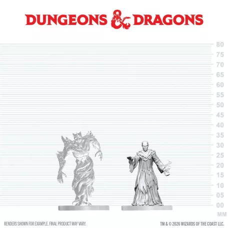 D&D Nolzur's Marvelous Miniatures: Ghast Gravecaller & Wraith-90915
