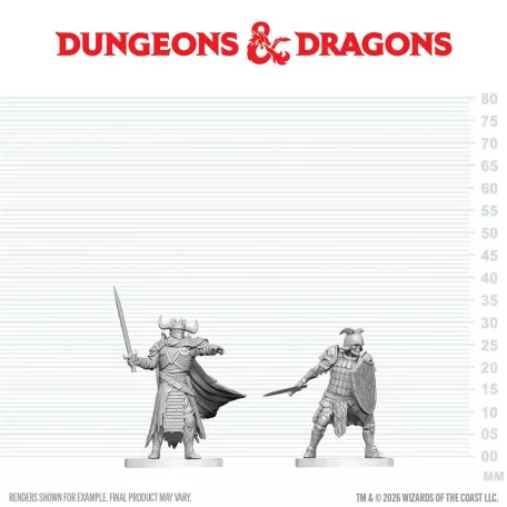 D&D Nolzur's Marvelous Miniatures: Death Knight & Death Knight Aspirant-90917