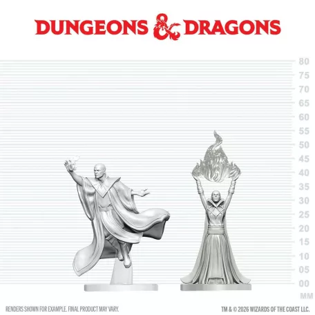 D&D Nolzur's Marvelous Miniatures: Red Wizard Mage & Archmage-90918
