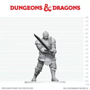 D&D Nolzur's Marvelous Miniatures: Red Knight Guardian Golem-90920