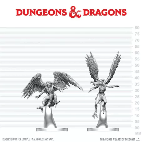 D&D Nolzur's Marvelous Miniatures: Harpies-90925