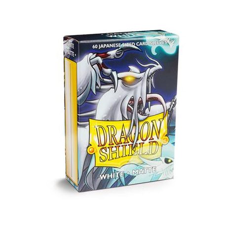 Dragon Shield Small Sleeves - Japanese Matte White (60 Sleeves)-AT-11105