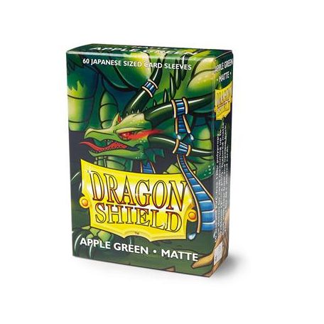 Dragon Shield Small Sleeves - Japanese Matte Apple Green (60 Sleeves)-AT-11118