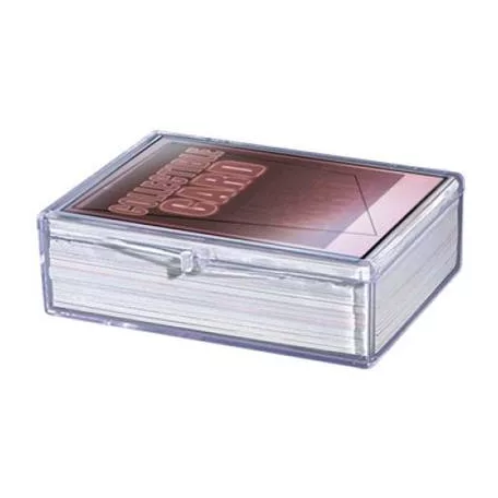 UP - Hinged Clear Box - (For 50 Cards)-43003