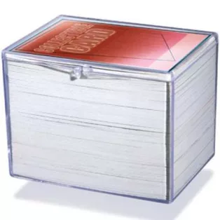 UP - Hinged Clear Box - (For 150 Cards)-43004