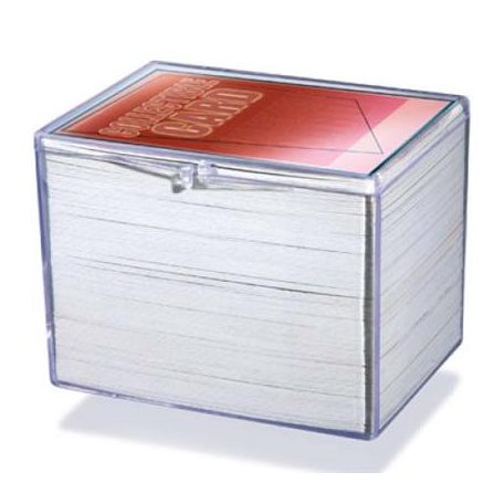 UP - Hinged Clear Box - (For 150 Cards)-43004