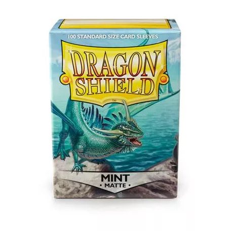 Dragon Shield Standard Sleeves - Matte Mint (100 Sleeves)-AT-11025