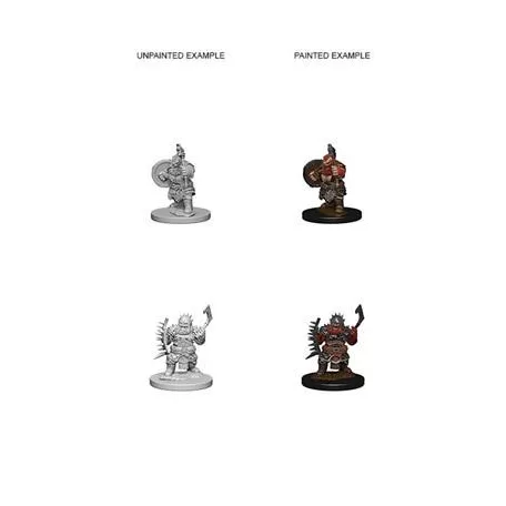 Pathfinder Deep Cuts Unpainted Miniatures - Dwarf Male Barbarian-WZK72615