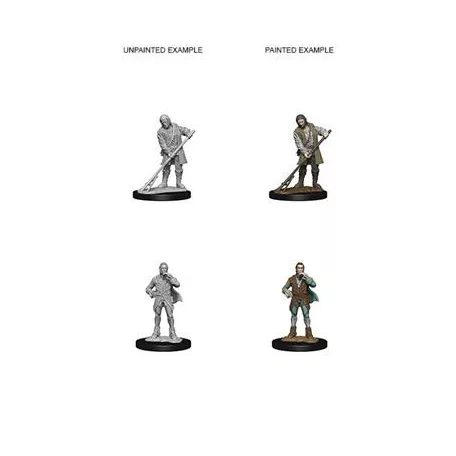 Pathfinder Deep Cuts Unpainted Miniatures - Towns People (Farmer/Aristrocat)-WZK72585