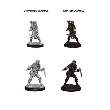 WizKids Deep Cuts Unpainted Miniatures: Bandits-73098