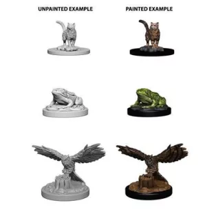 WizKids Deep Cuts Unpainted Miniatures: Familiars-73094
