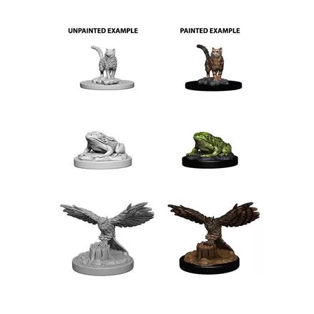 WizKids Deep Cuts Unpainted Miniatures: Familiars-73094