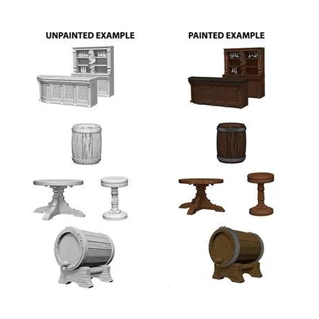 Pathfinder Deep Cuts Unpainted Miniatures - Rusty Dragon Bar-WZK73221
