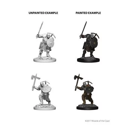 D&D Nolzur’s Marvelous Miniatures: Earth Genasi Male Fighter-73203