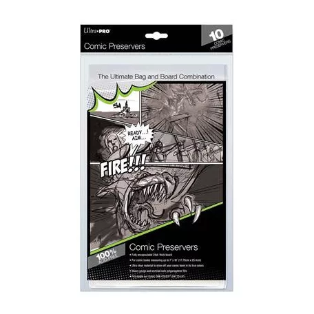 UP - Comic Preserver 7" X 10" (10 Bags)-85342
