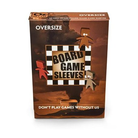 Board Games Sleeves - Non-Glare - Oversize (82x124mm) - 50 Pcs-AT-10428