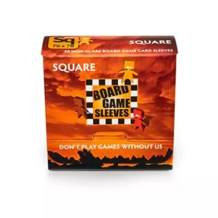 Board Games Sleeves - Non-Glare - Square (69x69mm) - 50 Pcs-AT-10429