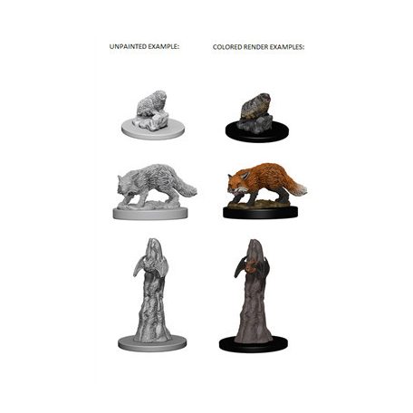 Pathfinder Deep Cuts Unpainted Miniatures - Familiars-WZK72580