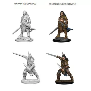 Pathfinder Battles Deep Cuts: Human Male Fighter-72596