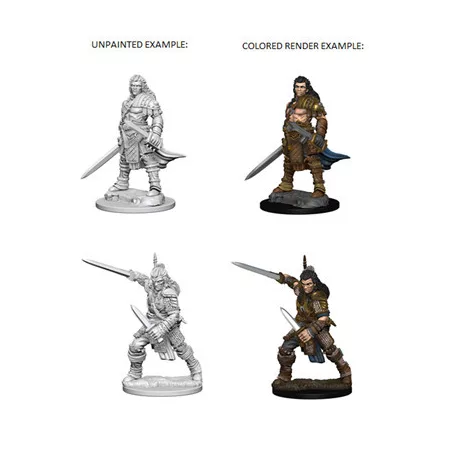 Pathfinder Battles Deep Cuts: Human Male Fighter-72596