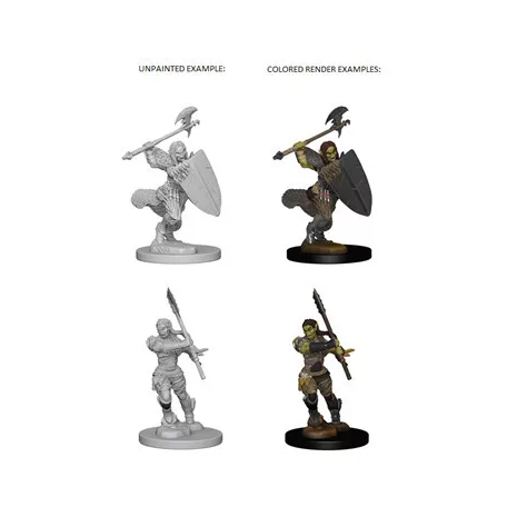 Pathfinder Battles Deep Cuts: Half-Orc Female Barbarian-72614
