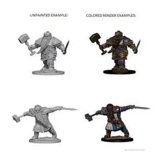 D&D Nolzur’s Marvelous Miniatures: Dwarf Male Fighter-72616