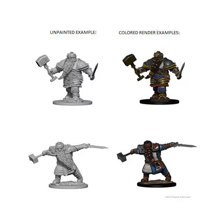 D&D Nolzur’s Marvelous Miniatures: Dwarf Male Fighter-72616