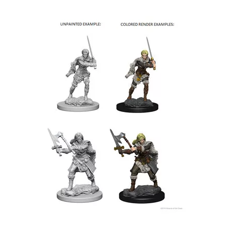 D&D Nolzur’s Marvelous Miniatures: Human Female Barbarian-72644