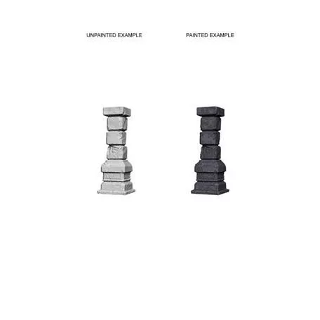 WizKids Deep Cuts Unpainted Miniatures - Pillars-WZK72591