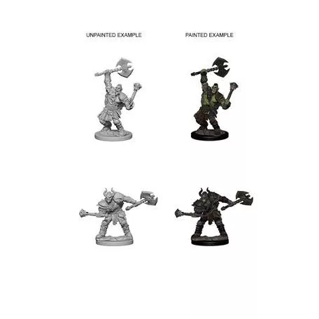 Pathfinder Battles Deep Cuts: Half-Orc Male Barbarian-72613