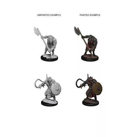 Pathfinder Deep Cuts Unpainted Miniatures - Gnolls-WZK72582
