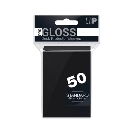UP - Standard Sleeves - Black (50 Sleeves)-82669