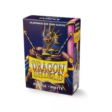 Dragon Shield Small Sleeves - Japanese Matte Purple (60 Sleeves)-AT-11109