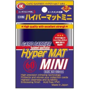 KMC Small Sleeves - Hyper Mat Blue (60 Sleeves)-KMC1591