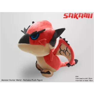 Monster Hunter: World - Plush Figure (25 cm) - Rathalos-SAK77012