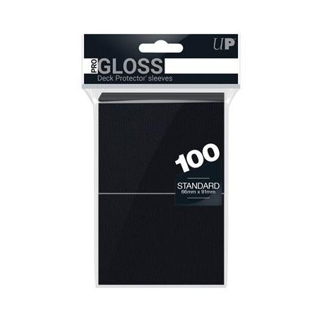 UP - Standard Sleeves - Black (100 Sleeves)-82691