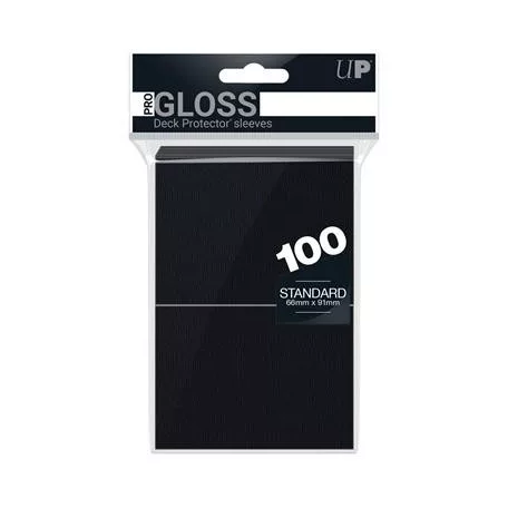 UP - Standard Sleeves - Black (100 Sleeves)-82691