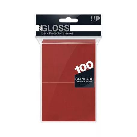 UP - Standard Sleeves - Red (100 Sleeves)-82694