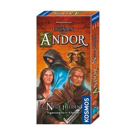 Die Legenden von Andor - Neue Helden Ergänzung für 5-6 Spieler - DE-692261