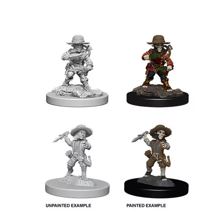 Pathfinder Battles Deep Cuts Unpainted Miniatures - Male Halfling Rogue-WZK73407