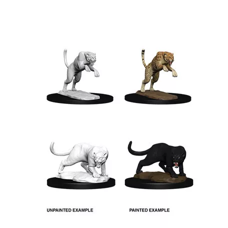 D&D Nolzur’s Marvelous Miniatures: Panther & Leopard-73404