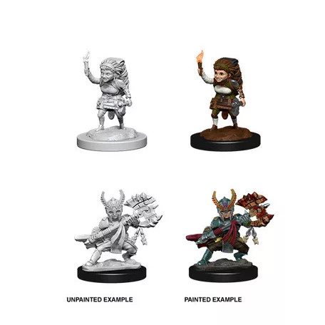 D&D Nolzur’s Marvelous Miniatures: Female Halfling Fighter-73387