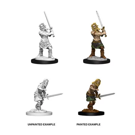 Pathfinder Battles Deep Cuts: Male Human Barbarian-73413