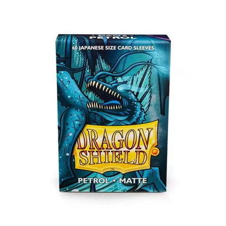 Dragon Shield Japanese Matte Sleeves - Petrol (60 Sleeves)-AT-11120