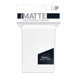 UP - Small Sleeves - Pro-Matte - White (60 Sleeves)-84022