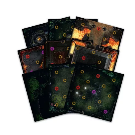 Dark Souls: The Board Game - Darkroot Basin and Iron Keep Tile Set-SFDS-014