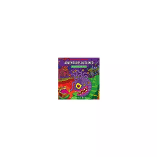 D&D Adventures - Outlined Coloring Book-C60350000